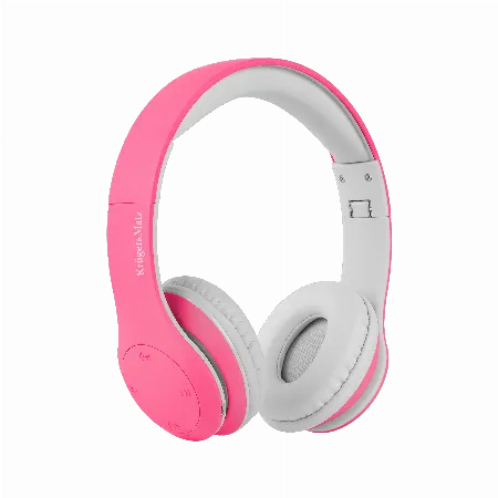 Casti Bluetooth pentru copii Kruger&Matz Street Kids, roz