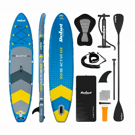 Placa SUP gonflabila Rebel Active RBA-4501 albastra