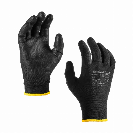 Manusi de lucru poliuretan Rebel CS-P002, marime 8 / M, set 12 buc.