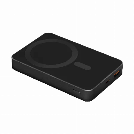 Power bank cu incarcare prin inductie Kruger&Matz 10000 mAh magnetic negru