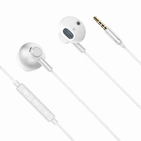 Casti in-ear cu microfon Kruger&Matz B2, albe