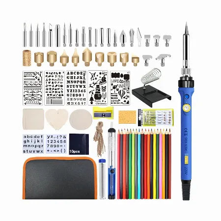 Set pirogravura si lipit E6175 cu ciocan de lipit 60 W