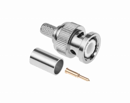 Mufa BNC tata RG58 pentru sertizare