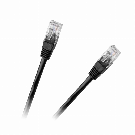 Patchcord UTP CAT.6, 1 m, RJ45 - RJ45, negru