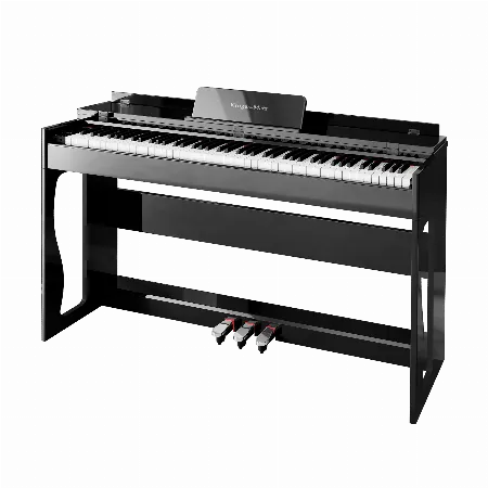 Pian digital Krüger&Matz KMDP-135, negru lucios