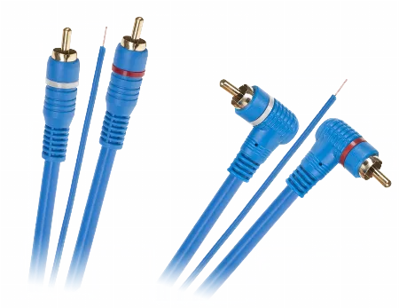 Cablu 2 x RCA - 2 x RCA 5 m cu fir de comanda