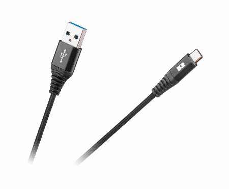 Cablu USB - USB tip C Rebel 50 cm negru