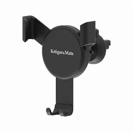Suport auto gravitational pentru telefon, montat la grila de ventilatie Kruger&Matz KM1362