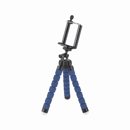 Trepied flexibil pentru telefon si camera, albastru Kruger&Matz