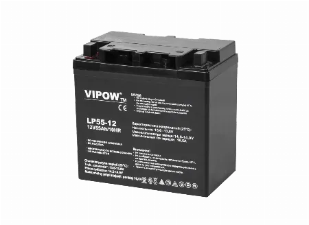 Acumulator stationar VIPOW 12 V 55 Ah