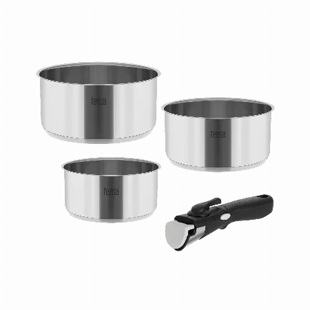 Set 3 oale cu maner detasabil Teesa Cook Expert Single Hand