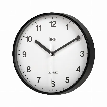 Ceas de perete Teesa 20 cm negru