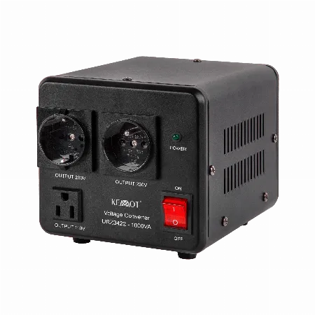 Convertor de tensiune bidirectional KEMOT URZ3422 800 W / 1000 VA, 230 V la 115 V si 115 V la 230 V
