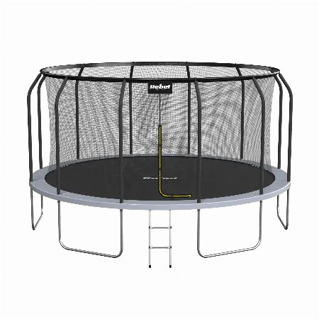 Trambulina de gradina Rebel Active PRO 14 ft / 427 cm, cu plasa de protectie si scara