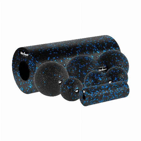 Set de masaj Rebel Active, 6 elemente, EPP, negru-albastru