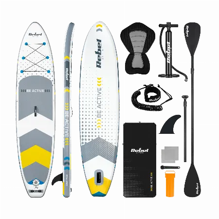 Placa SUP gonflabila Rebel Active RBA-4501 alba
