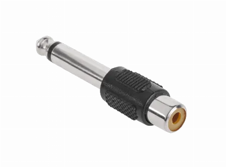 Adaptor jack 6,3 mm mono - RCA mama