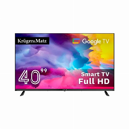 Televizor Smart TV Kruger&Matz KM0240FHD-G 40 inch FHD cu Google TV