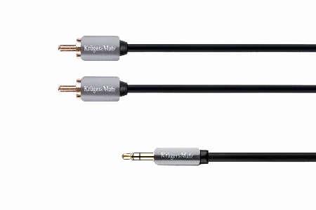 Cablu jack 3,5 mm - 2 x RCA stereo 300 cm Kruger&Matz KM0311
