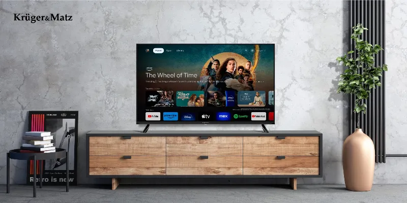 Google Smart TV 40 Inch 101CM H265 HEVC Kruger Matz