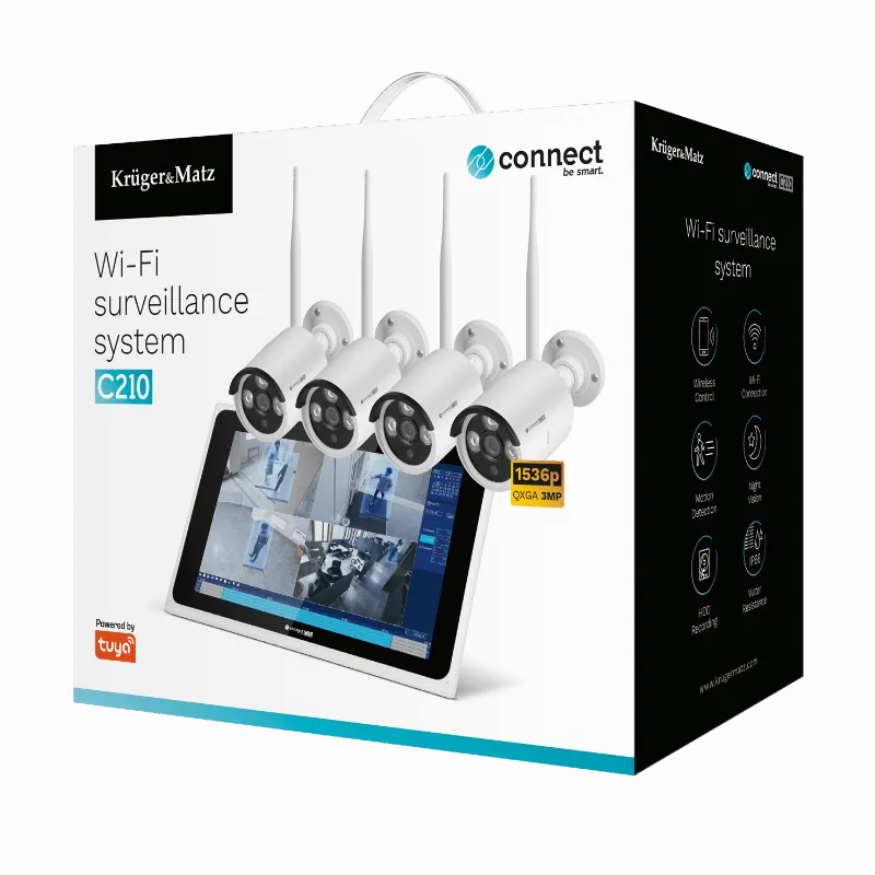 Kit Supraveghere Wifi Connect C210 Tuya Kruger Matz