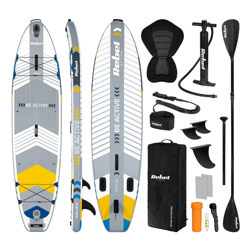 Set Placa Gonflabila Stand Up Paddle Sup Pro Rebel Acti