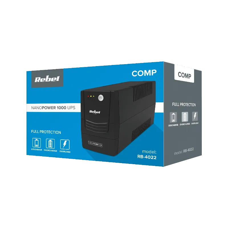 UPS Offline Nanopower 1000 (1000VA/600W) Rebe