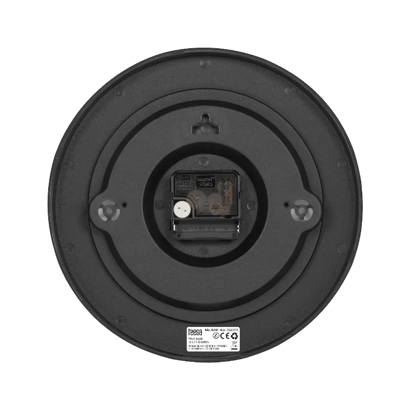 Ceas Perete 25CM Negru Teesa