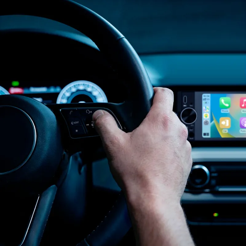 Player Auto 1 din 4X60W Carplay Androidauto Kruger Matz