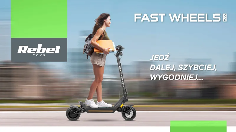 Trotineta Electrica Fast Wheels Max 350W Rebel