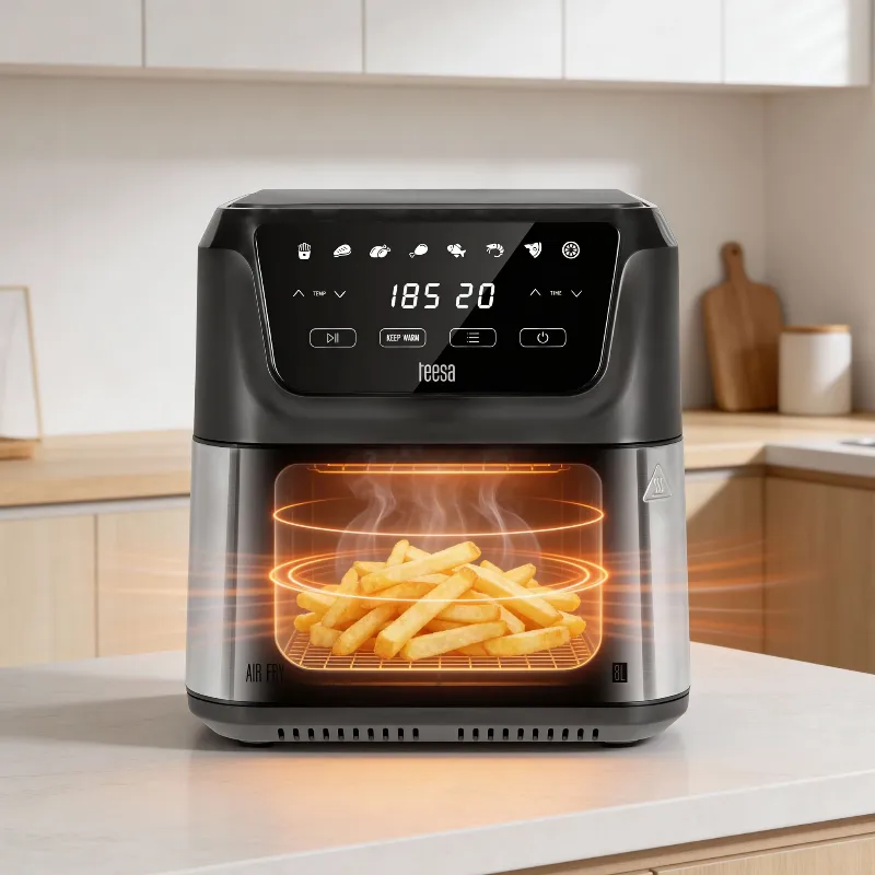 Friteuza Airfryer 8L 1700W Digital Air Fryer XXL Teesa