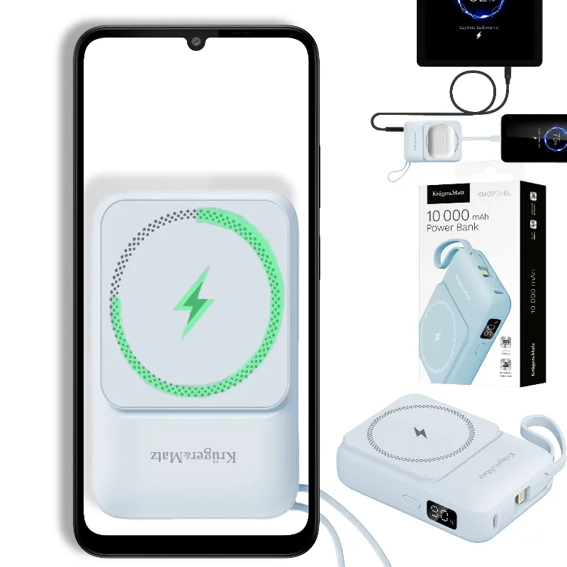 Power Bank 10000 MAH MAG Safe Kruger Matz