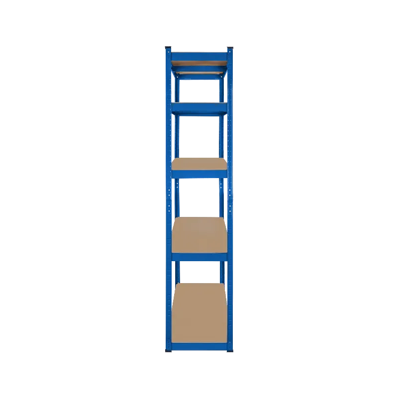 Raft Metalic 5 Polite 750K MDF 180X90X40 Albastru Rebel
