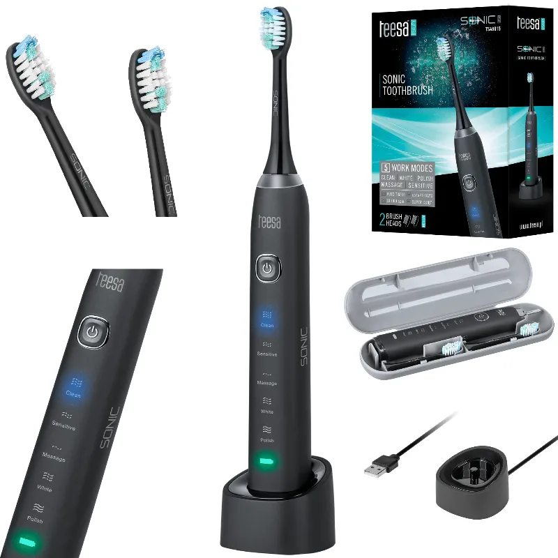 Periuta de Dinti Electrica Sonica Teesa Sonic Black