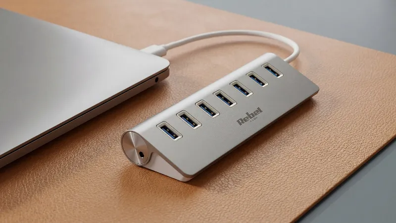 Hub USB 3.0 7 Porturi Rebel