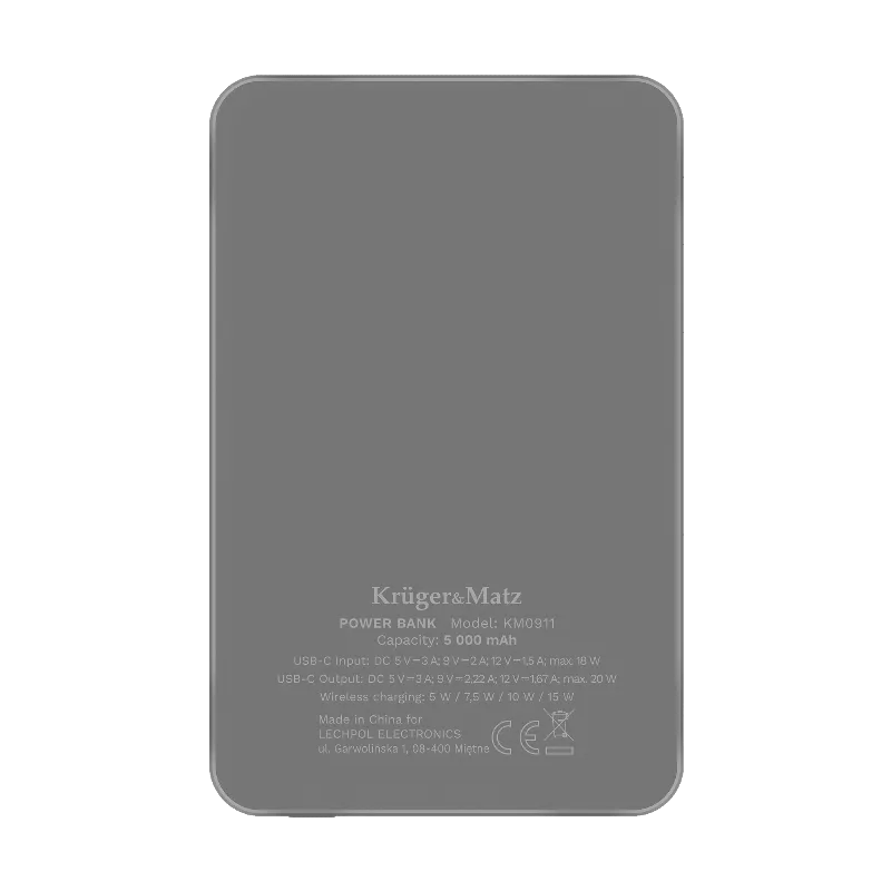 Power Bank 5000 MAH MAG Safe Kruger Matz