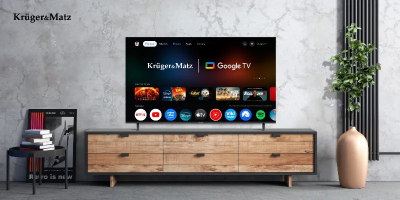 Google Smart TV 5.0 55  141CM Ultrahd 4K Kruger Matz