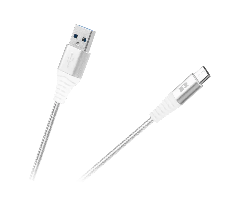 Cablu USB-USB Tip C 0.5 Rebel Alb
