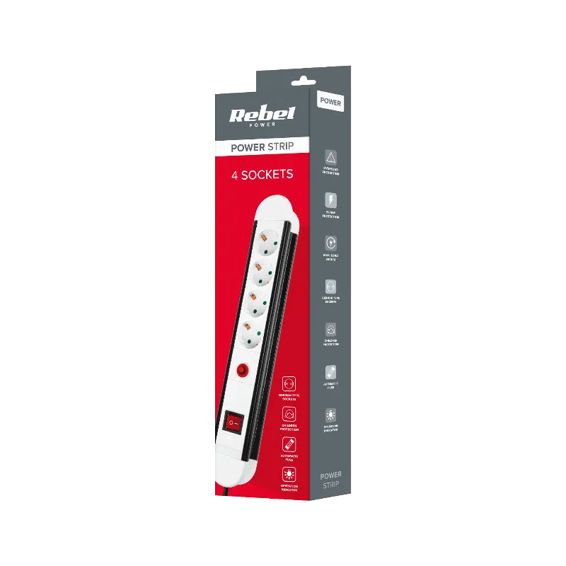 Prelungitor 3X 1.5 MM2 16A 4 Cai 1.5M Rebel
