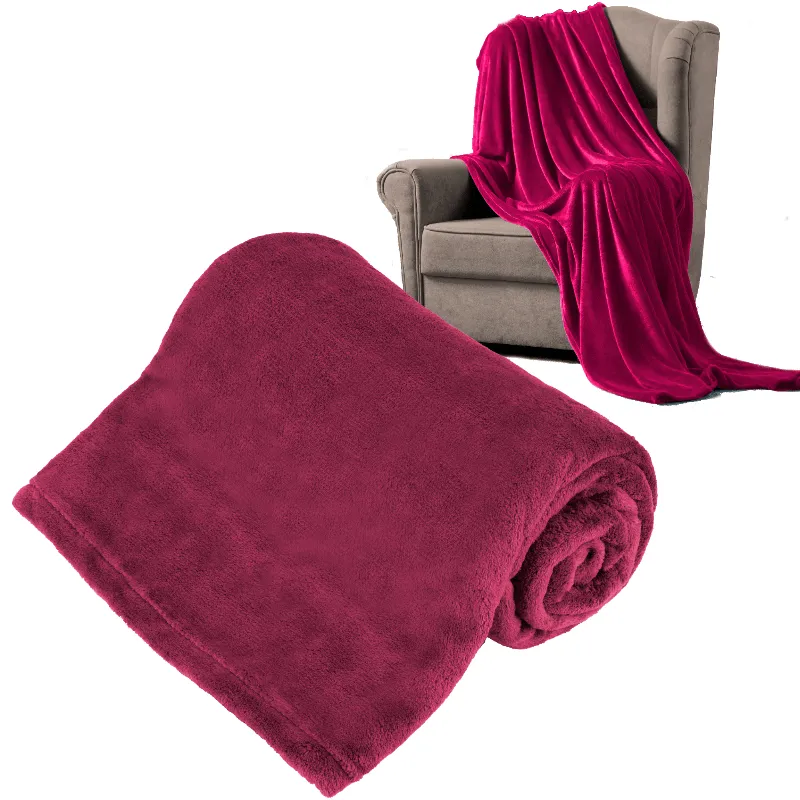 Patura Fleece Polar 150X200CM Magenta Teesa