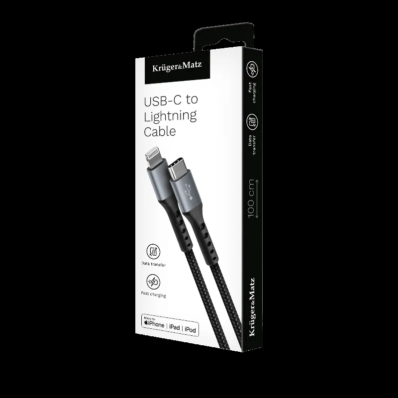 Cablu USB Tip C - Lightning C94 Mfi 1M Kruger Matz