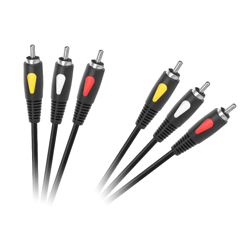 Cablu 3RCA-3RCA 1.0M Eco-Line Cabletech