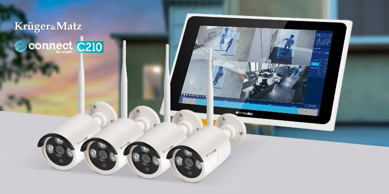 Kit Supraveghere Wifi Connect C210 Tuya Kruger Matz