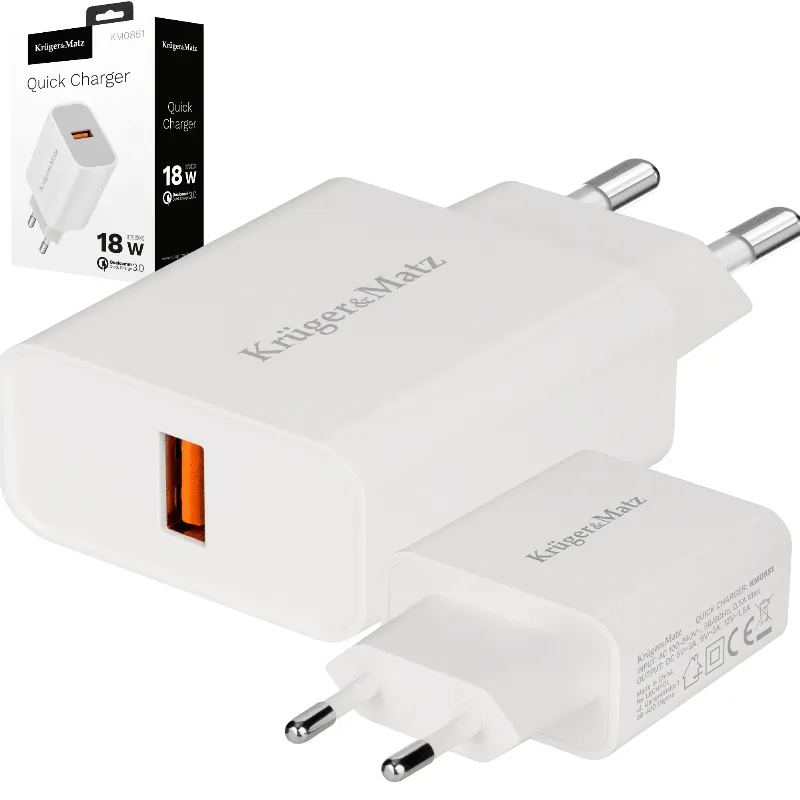 Incarcator Retea Quick Charge 3.0 18W Kruger Matz