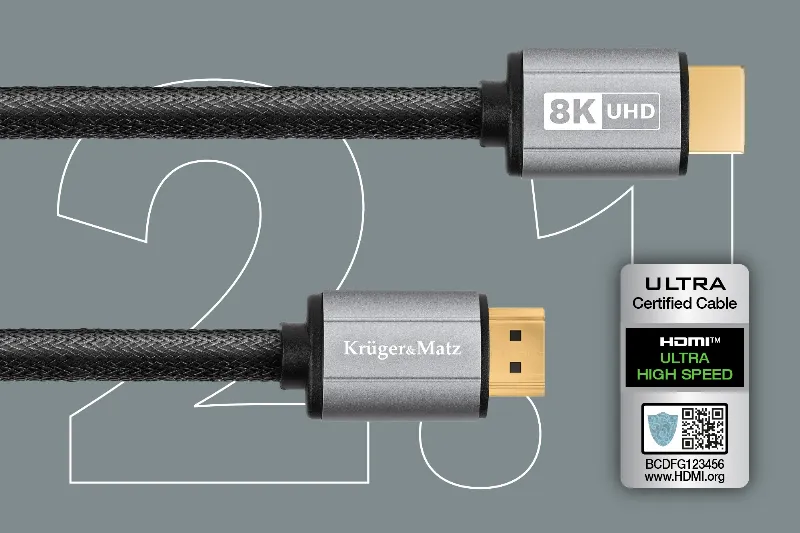 Cablu HDMI - HDMI 8K V 2.1 1.8M Kruger Matz
