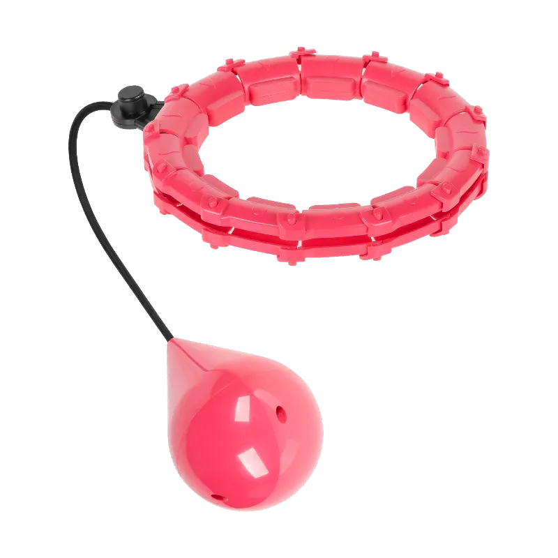 Cerc Fitness Smart Hula Hoop 50 CM Roz Rebel Active