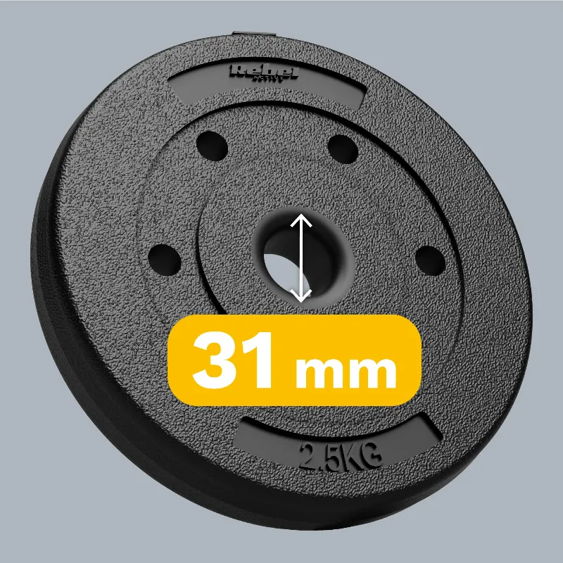 Disc Greutate Compozit Set 4 X 2.5 KG Rebel Active