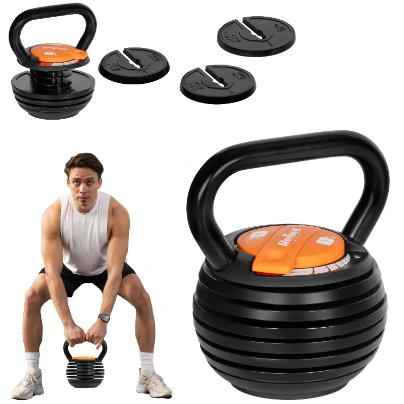 Kettle Bell Ajustabil 6 Talere 2.3-9KG Rebel Active