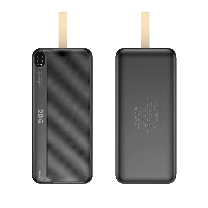 Power Bank 40000MAH Li-Ion QC PD Kruger Matz