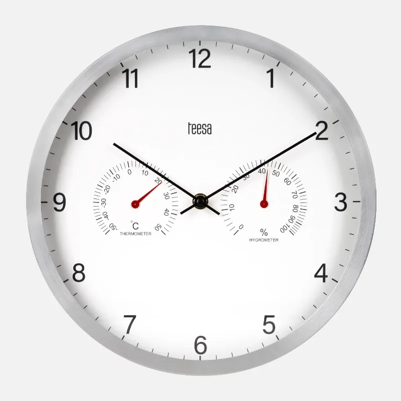 Ceas Perete 30CM Termometru Higrometru Teesa